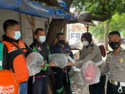 Menjelang Operasi Patuh Semeru 2022, Satlantas Polres Batu Bagi – bagi Helm Gratis