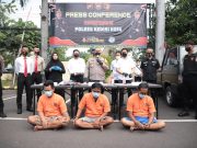 Polres Kediri Kota Berhasil Mengungkap Jaringan Curanmor, Lima Tersangka Diamankan