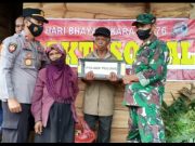 Sambut HUT Bhayangkara Ke 76, Polsek Pulung Gelar Baksos di Rumah Warga Terdampak Longsor