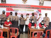 Wakapolres Ponorogo Tinjau Vaksinasi Booster dan Pemeriksaan Kesehatan Gratis, Sambut HUT Bhayangkara Ke-76 di Bringinan