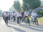 Peringatan HUT Bhayangkara ke 76, Polres Ponorogo Gelar Fun Bike