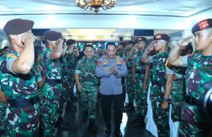 Dihadapan Dansat, Kapolri Tekankan Sinergitas TNI-Polri Harga Mati Demi Wujudkan Indonesia Emas 2045