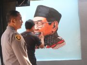 Suguhkan Inspirasi Positif Bagi Masyarakat, Kapolres Jombang Ajak Seniman Lukis Mural