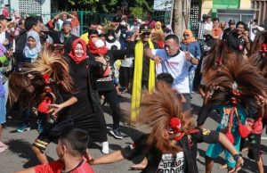 Kang Bupati Sugiri & Bunda Lisdyarita Flashmob Bareng 500 Bujang Ganong Bocah