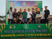 Darul Huda Mayak FC Juara Liga Santri Piala KSAD 2022 Tingkat Kodim Ponorogo