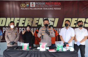 Polres Tanjung Perak Berhasil Gagalkan Peredaran 3,037 Kilogram Sabu di Surabaya, Dua Pelaku Diamankan