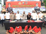 Empat Pelaku Curanmor Beraksi di Surabaya Dibekuk Satreskrim Polrestabes Surabaya