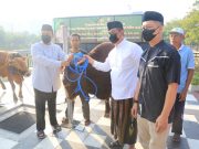 Rayakan Idul Adha 1443 H Polda Jatim Gelar Shalat Ied dan Salurkan Hewan Kurban