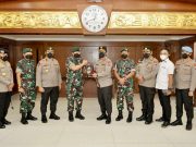 Kapolda Jatim Menerima Sambut Hangat Kunjungan Kehormatan Panglima Divisi Infanteri 2/Kostrad