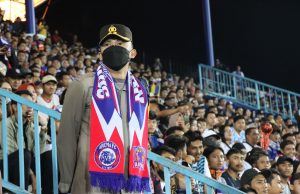 Final Piala Presiden 2022 di Kanjuruan Aman, Aremania Berikan Apresiasi Polres Malang