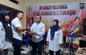 Keluarga Besar Polsek Sukorejo Polres Ponorogo Gelar Pisah Kenal Kapolsek.