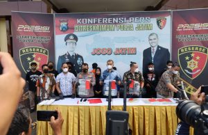 Polda Jatim Ringkus Komplotan Curanmor yang Beraksi di Wilayah Jatim
