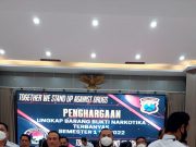 Polres Malang Raih Penghargaan Ungkap Kasus dan Barang Bukti Narkotika Terbanyak