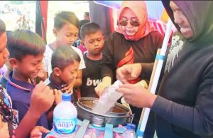 Baru 10 menit, Pentol digratiskan di Acara Trail Advanture 2022 Ludes Diserbu Warga