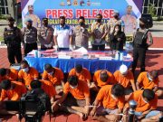 Polres Gresik Berhasil Amankan 16 Tersangka Narkoba