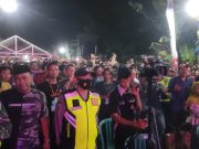 Sambut Malam Suro, Polsek Babadan PAM dan Patur Pentas Musik Mustika Di Desa Gupolo, Babadan