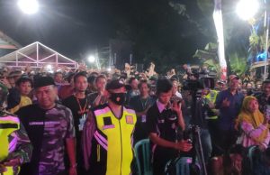 Sambut Malam Suro, Polsek Babadan PAM dan Patur Pentas Musik Mustika Di Desa Gupolo, Babadan