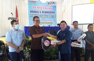 SMK Pemkab Dapat Donasi R15-New & Mio Fino, Sukses Kelas Khusus Yamaha & Juara Yamaha Booster