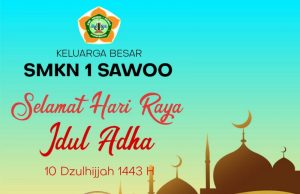 SMKN 1 Sawoo Mengucapkan Selamat Hari Raya Idul Adha 1443 H
