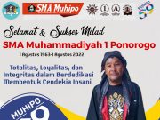 IKA SMA Muhammadiyah 1 Ponorogo Mengucapkan Selamat Milad Ke-59 SMA Muhipo