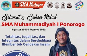 IKA SMA Muhammadiyah 1 Ponorogo Mengucapkan Selamat Milad Ke-59 SMA Muhipo