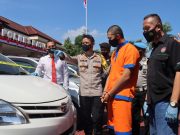 Polres Batu Berhasil Amankan Pelaku Penggelapan 6 Mobil Rental
