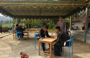 Amankan Tes Pengamatan Jago Calon Warga PSHT, Polsek Sooko Ajak Jaga Kamtibmas