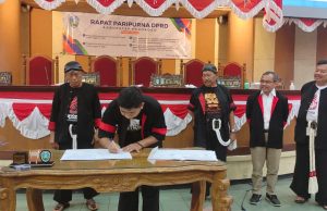 DPRD Ponorogo Gelar Paripurna Penandatanganan Pengambilan Keputusan KUA-PPAS 2023 dan KUPA-PPAS 2022, Pandangan Fraksi usulan Raperda perubahan ke dua Perda no 6 TA 2016 tentang Susunan Perangkat Daerah