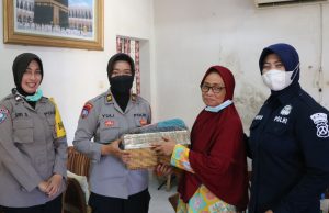 Hari jadi Polwan ke-74, Srikandi Polres Ponorogo Anjangsana Rumah Senior Polwan