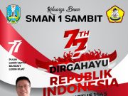 Keluarga Besar SMAN 1 Sambit Ponorogo Mengucapkan Dirgahayu Kemerdekaan Ke-77 Republik Indonesia