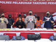 Polres Tanjung Perak Gagalkan Peredaran Narkoba, 3 Tersangka dan 36.27 Kg Sabu Berhasil Diamankan