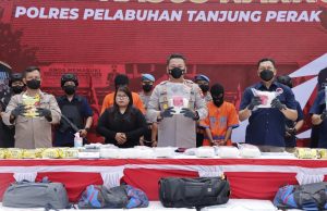 Polres Tanjung Perak Gagalkan Peredaran Narkoba, 3 Tersangka dan 36.27 Kg Sabu Berhasil Diamankan
