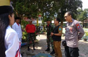 Kapolsek Sooko Beri Motivasi dan Semangat Kepada Pasukan Paskibraka