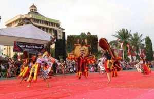 Singo Mulang Joyo SMPN 4 Ponorogo Tampil Istimewa di Pagelaran Budaya Daerah
