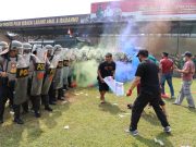 Bupati Mojokerto Apresiasi Kesiapan Polresta Mojokerto saat Simulasi Pam TPS Pilkades