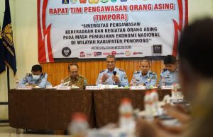 TIMPORA Ponorogo Gelar Rapat dan Operasi Gabungan