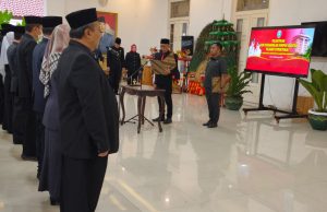Bupati Sugiri Gelar Mutasi, Joni Widarto Jadi Kepala Satpol PP