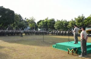 Kodim 0802/Ponorogo Gelar Upacara Peringatan Hari Olahraga Nasional XXXIX Tahun 2022