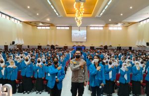 PKKMB, Polresta Malang Kota Ajak Mahasiswa Baru Jauhi Korupsi dan Hindari Radikalisme