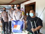 Kapolres Mojokerto Kunjungi Penyandang Difabel Serahkan Bantuan