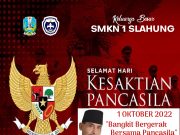 Keluarga Besar SMKN 1 Slahung Mengucapkan Selamat Hari Kesaktian Pancasila