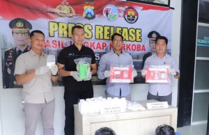 Polres Kediri Amankan 2 Pengedar Narkotika Antar Pulau