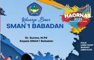 Keluarga Besar SMAN 1 Babadan Mengucapkan Selamat Hari Olahraga Nasional 2022
