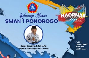 Keluarga Besar SMAN 1 Ponorogo Mengucapkan Selamat Hari Olahraga Nasional 2022