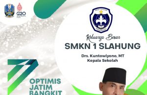 Keluarga Besar SMKN 1 Slahung Mengucapkan Selamat Hari Jadi ke-77 Provinsi Jawa Timur