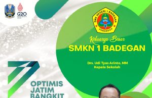 Keluarga Besar SMKN 1 Badegan Mengucapkan Selamat Hari Jadi ke-77 Provinsi Jawa Timur