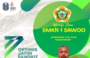 Keluarga Besar SMKN 1 Sawoo Mengucapkan Selamat Hari Jadi ke 77 Provinsi Jawa Timur