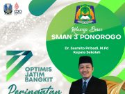 Keluarga Besar SMAN 3 Ponorogo Mengucapkan Selamat Hari Jadi ke-77 Provinsi Jawa Timur