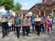 Kapolsek Sukorejo, Forkopimcam Sukorejo Beri Kejutan Koramil, di HUT ke-77 TNI