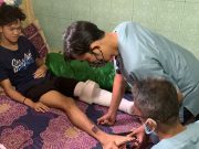 Polresta Malang Kota Kirimkan Fisioterapi Kepada Korban Insiden Stadion Kanjuruhan